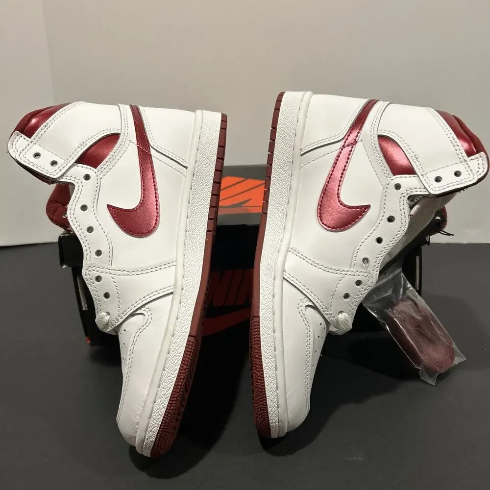 Air Jordan 1 High 85 - White/Team Red - White Size 6.5 BRAND NEW W OG BOX